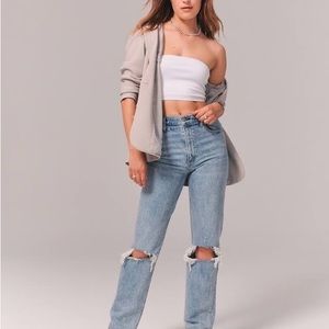 Abercrombie & fitch curve love 90s straight ultra high rise jeans 2
